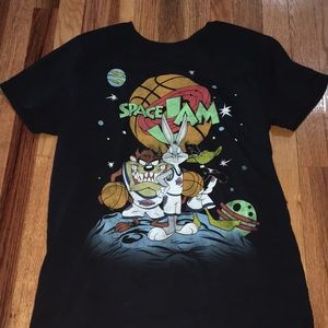 black space jam tee shirt